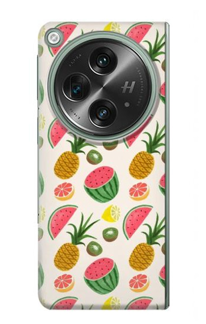 S3883 Fruit Pattern Case For OnePlus OPEN