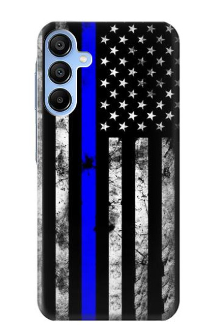 S3244 Thin Blue Line USA Case For Samsung Galaxy A15 5G