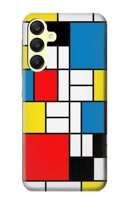 S3814 Piet Mondrian Line Art Composition Case For Samsung Galaxy A25 5G