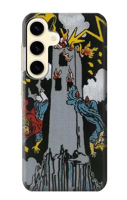S3745 Tarot Card The Tower Case For Samsung Galaxy S24