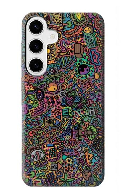S3815 Psychedelic Art Case For Samsung Galaxy S24 Plus