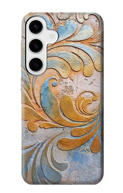 S3875 Canvas Vintage Rugs Case For Samsung Galaxy S24 Plus