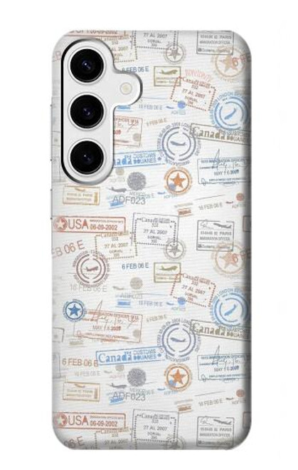 S3903 Travel Stamps Case For Samsung Galaxy S24 Plus