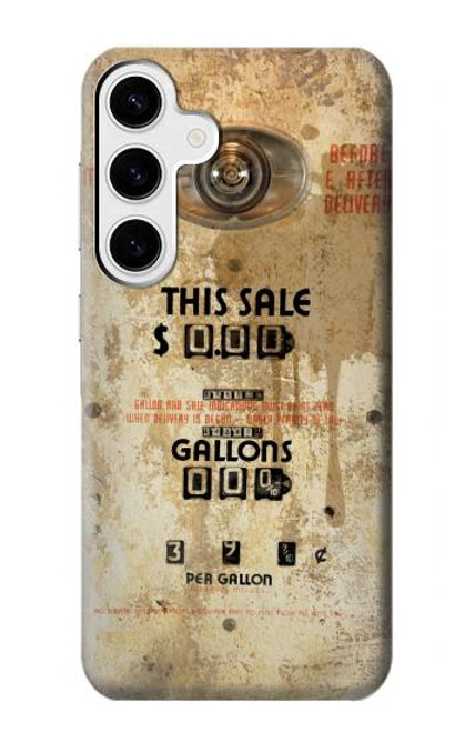 S3954 Vintage Gas Pump Case For Samsung Galaxy S24 Plus