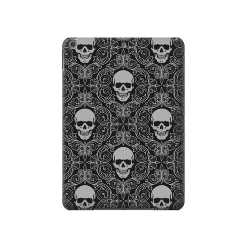 S2371 Skull Vintage Monochrome Pattern Hard Case For iPad 10.2 (2021,2020,2019), iPad 9 8 7