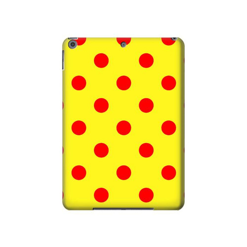 S3526 Red Spot Polka Dot Hard Case For iPad 10.2 (2021,2020,2019), iPad 9 8 7