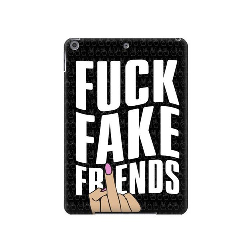 S3598 Middle Finger Fuck Fake Friend Hard Case For iPad 10.2 (2021,2020,2019), iPad 9 8 7