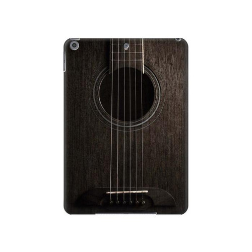 S3834 Old Woods Black Guitar Hard Case For iPad 10.2 (2021,2020,2019), iPad 9 8 7