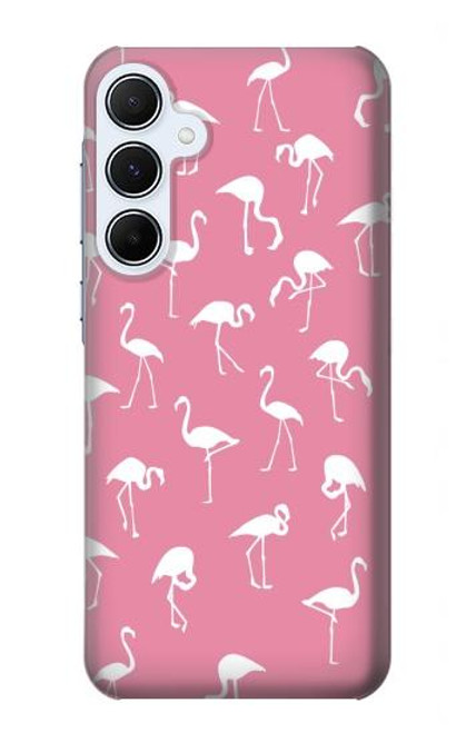 S2858 Pink Flamingo Pattern Case For Samsung Galaxy A55 5G