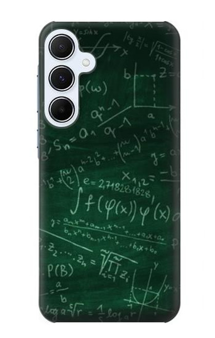 S3190 Math Formula Greenboard Case For Samsung Galaxy A55 5G