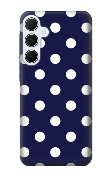 S3533 Blue Polka Dot Case For Samsung Galaxy A55 5G