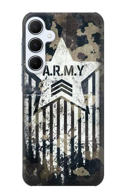 S3666 Army Camo Camouflage Case For Samsung Galaxy A55 5G
