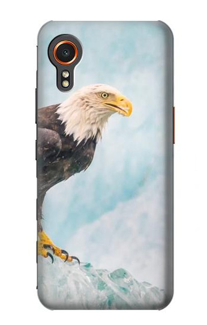 S3843 Bald Eagle On Ice Case For Samsung Galaxy Xcover7