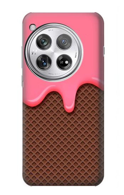 S3754 Strawberry Ice Cream Cone Case For OnePlus 12