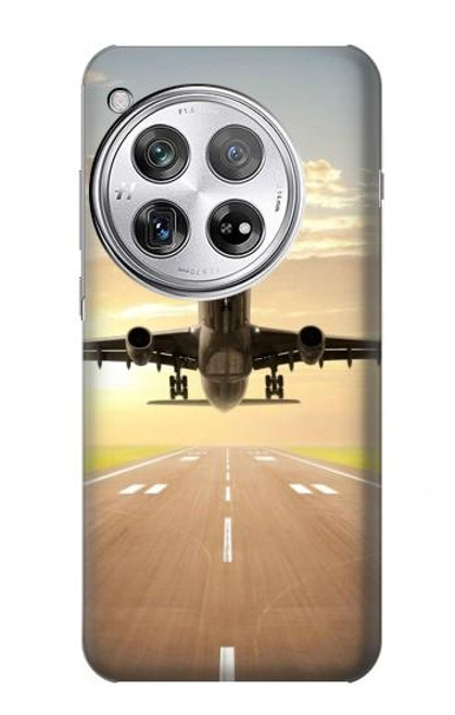 S3837 Airplane Take off Sunrise Case For OnePlus 12