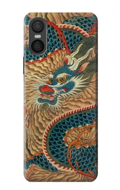 S3541 Dragon Cloud Painting Case For Sony Xperia 10 VI
