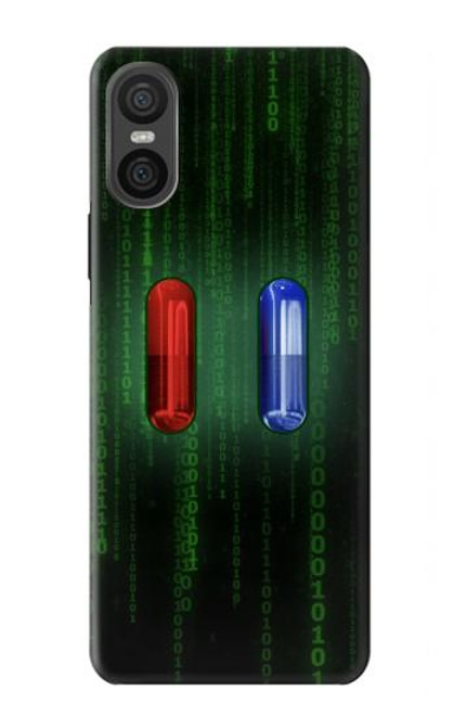 S3816 Red Pill Blue Pill Capsule Case For Sony Xperia 10 VI