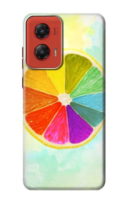 S3493 Colorful Lemon Case For Motorola Moto G Stylus 5G (2024)