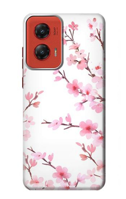 S3707 Pink Cherry Blossom Spring Flower Case For Motorola Moto G Stylus 5G (2024)