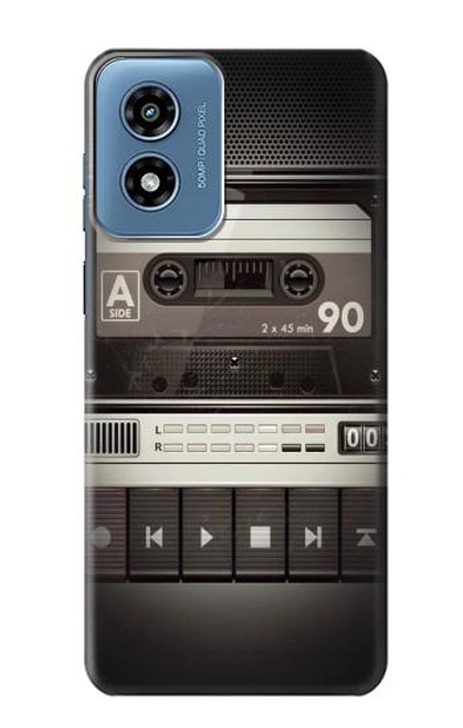 S3501 Vintage Cassette Player Case For Motorola Moto G Play 4G (2024)