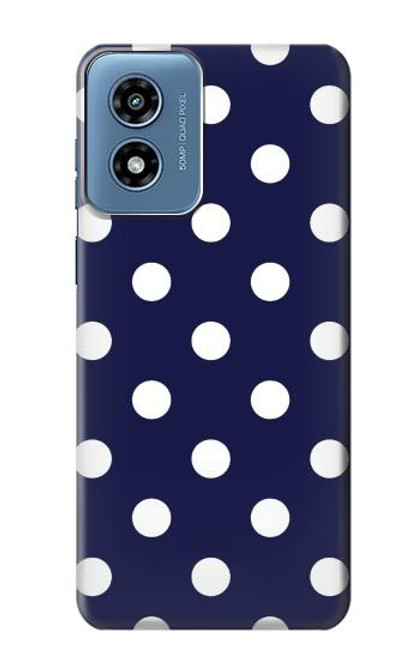 S3533 Blue Polka Dot Case For Motorola Moto G Play 4G (2024)