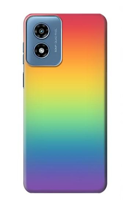 S3698 LGBT Gradient Pride Flag Case For Motorola Moto G Play 4G (2024)