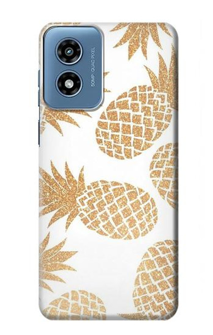 S3718 Seamless Pineapple Case For Motorola Moto G Play 4G (2024)