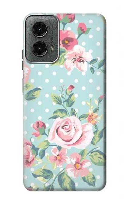 S3494 Vintage Rose Polka Dot Case For Motorola Moto G 5G (2024)