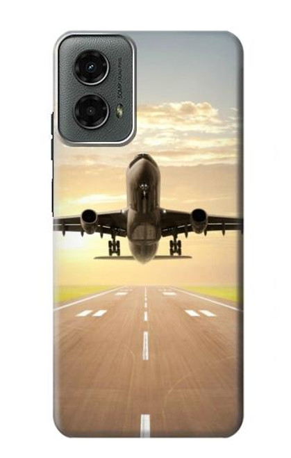 S3837 Airplane Take off Sunrise Case For Motorola Moto G 5G (2024)