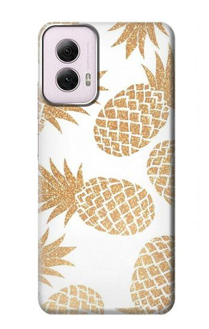 S3718 Seamless Pineapple Case For Motorola Moto G Power 5G (2024)