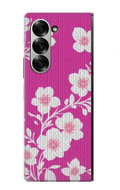 S3924 Cherry Blossom Pink Background Case For Samsung Galaxy Z Fold 6