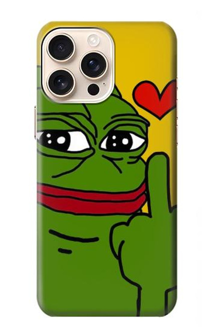 S3945 Pepe Love Middle Finger Case For iPhone 16 pro