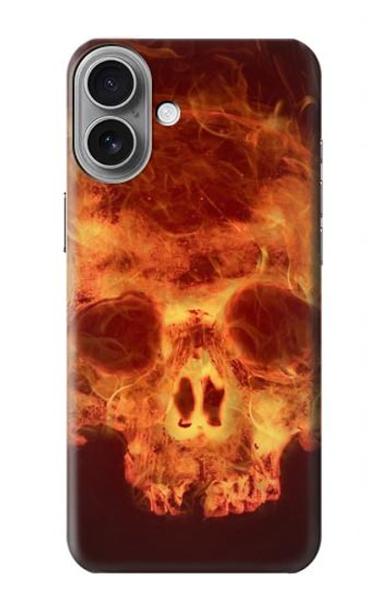 S3881 Fire Skull Case For iPhone 16 plus