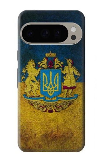 S3858 Ukraine Vintage Flag Case For Google Pixel 9 Pro