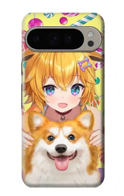 S3918 Baby Corgi Dog Corgi Girl Candy Case For Google Pixel 9 Pro XL