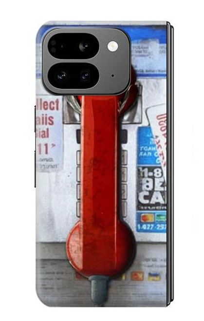 S3925 Collage Vintage Pay Phone Case For Google Pixel 9 Pro Fold