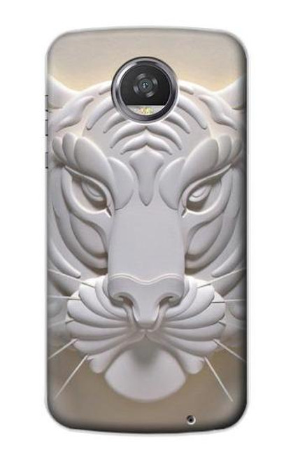 S0574 Tiger Carving Case For Motorola Moto Z2 Play, Z2 Force