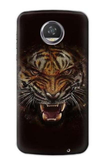 S0575 Tiger Face Case For Motorola Moto Z2 Play, Z2 Force