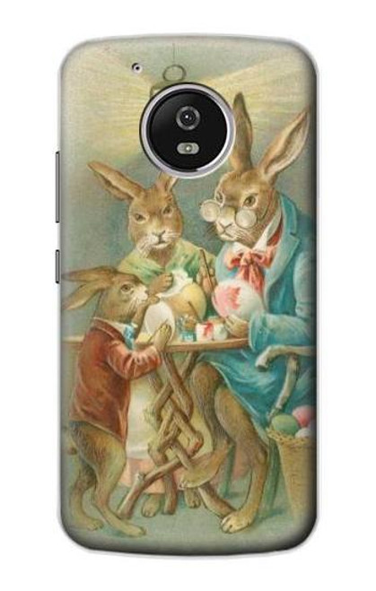 S3164 Easter Rabbit Family Case For Motorola Moto G5