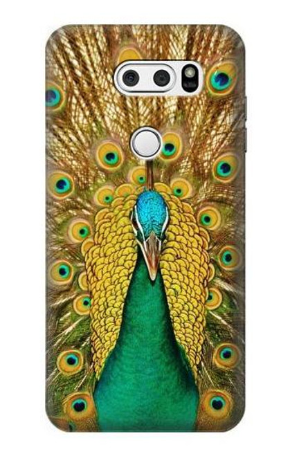 S0513 Peacock Case For LG V30, LG V30 Plus, LG V30S ThinQ, LG V35, LG V35 ThinQ