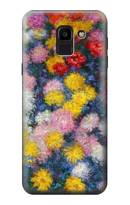 S3342 Claude Monet Chrysanthemums Case For Samsung Galaxy J6 (2018)