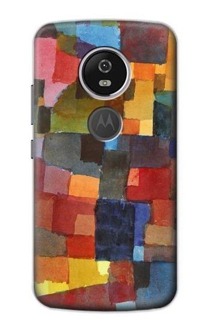 S3341 Paul Klee Raumarchitekturen Case For Motorola Moto E5 Plus