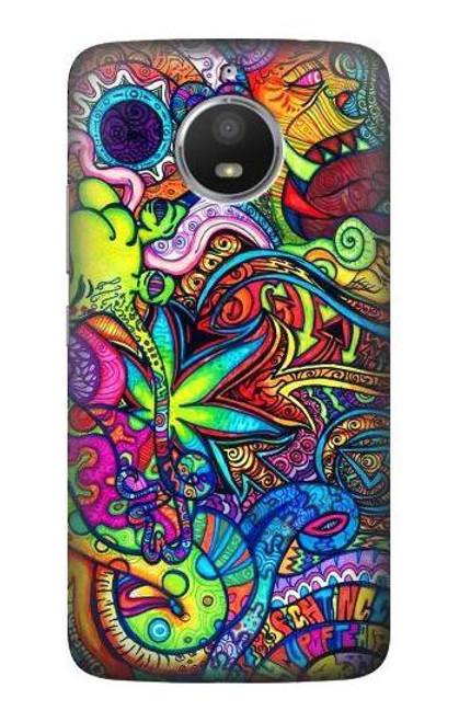 S3255 Colorful Art Pattern Case For Motorola Moto E4 Plus