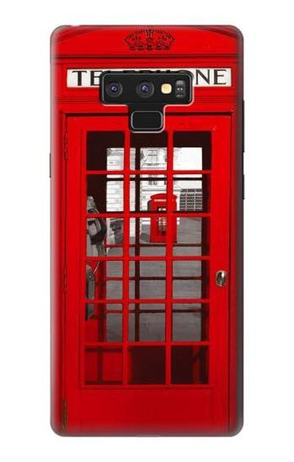 S0058 British Red Telephone Box Case For Note 9 Samsung Galaxy Note9