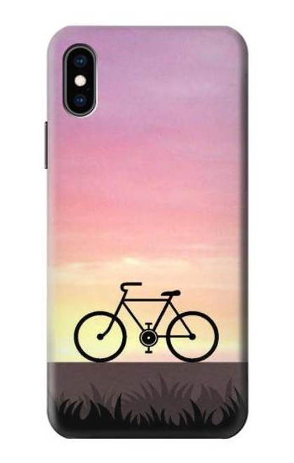 S3252 Bicycle Sunset Case For iPhone X, iPhone XS