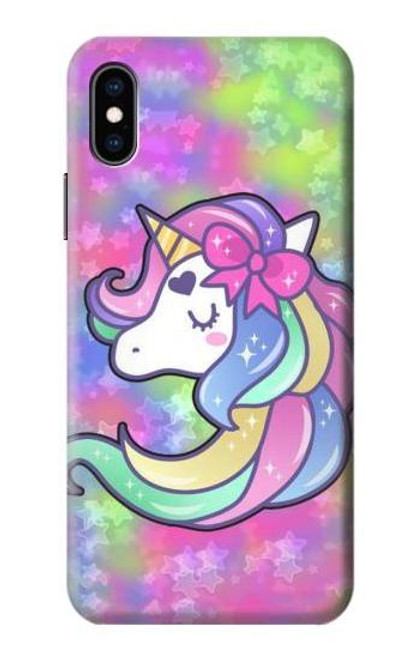 S3264 Pastel Unicorn Case For iPhone X, iPhone XS