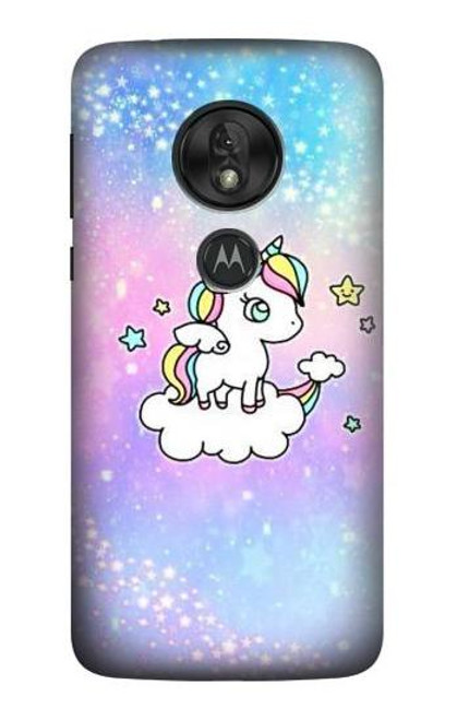 S3256 Cute Unicorn Cartoon Case For Motorola Moto G7 Play