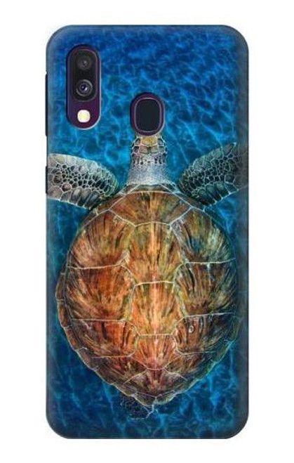 S1249 Blue Sea Turtle Case For Samsung Galaxy A40