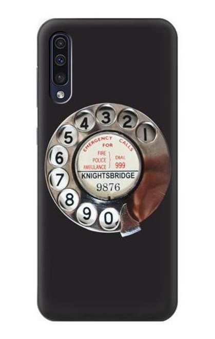 S0059 Retro Rotary Phone Dial On Case For Samsung Galaxy A70