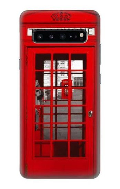 S0058 British Red Telephone Box Case For Samsung Galaxy S10 5G